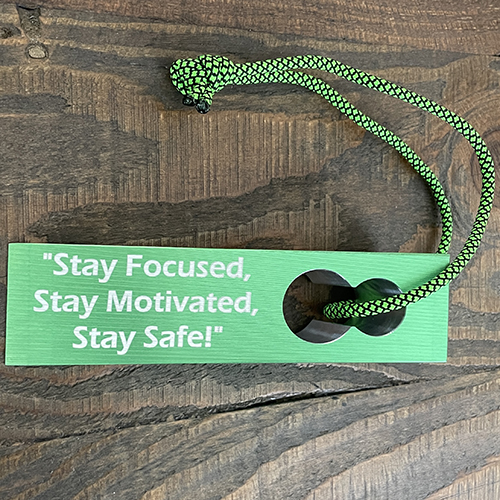 FFPG 8 WEDGE® "Stay Focused, Stay Motivated, Stay Safe!"